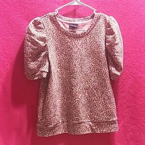 Who What Wear Animal Print Top